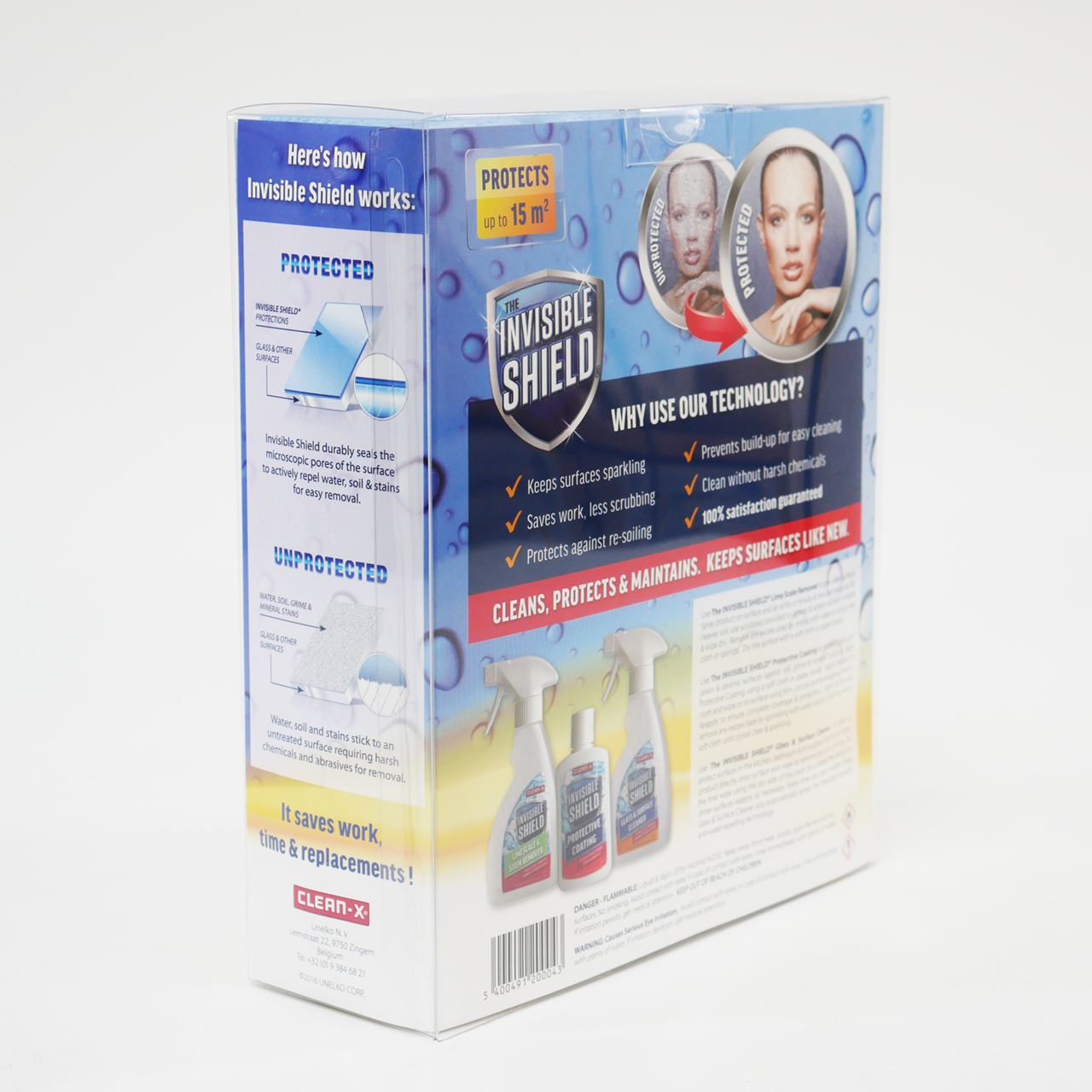 INVISIBLE SHIELD® Bathroom Protection Kit: Clean, Protect, Maintain