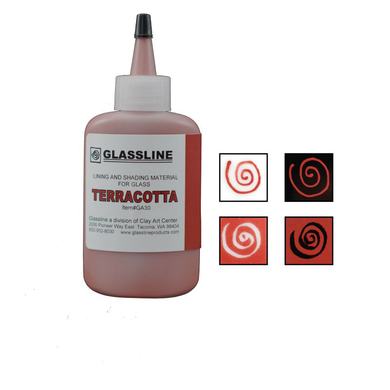 Glassline crayon GA30 terracotta 56g