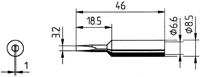 ERSA Lötspitze spitz 832 ED