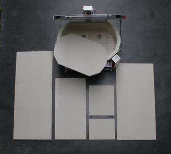 Hohlraum Ofenplatte 400x500x16mm 1000 C