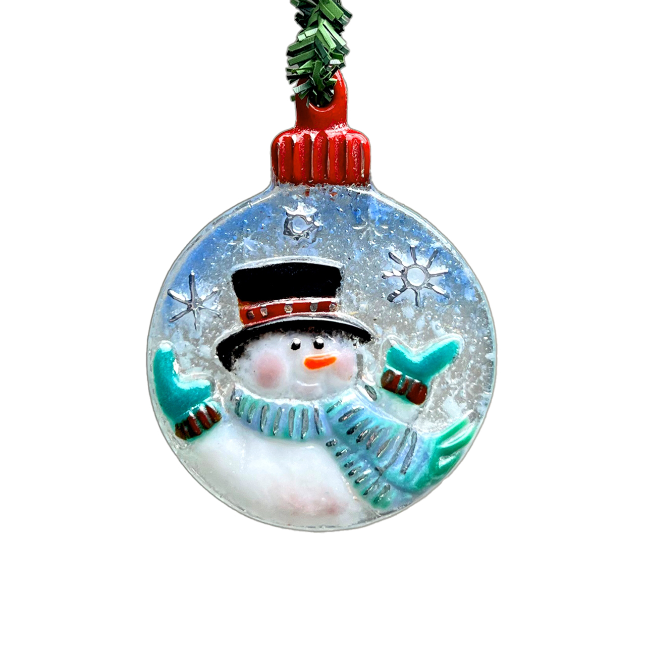 LF249 Rd Snowman Ornament