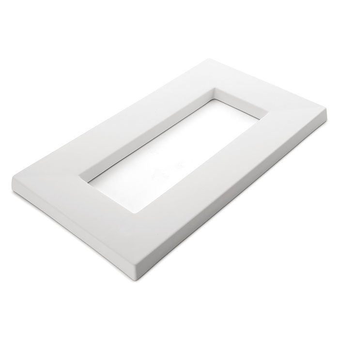 m.c. 41x23x2cm rectangulair abaissant