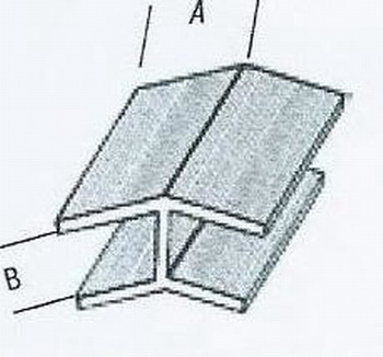 Plomb lanterne 6x4.5 120°