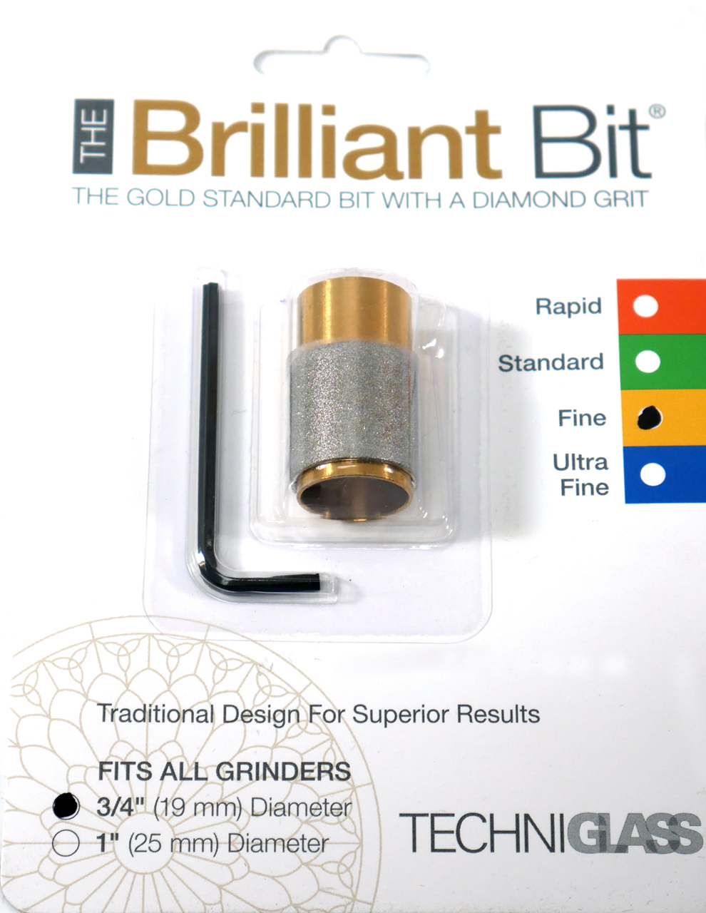 Brilliant Bit Schleifkopf 19mm fein