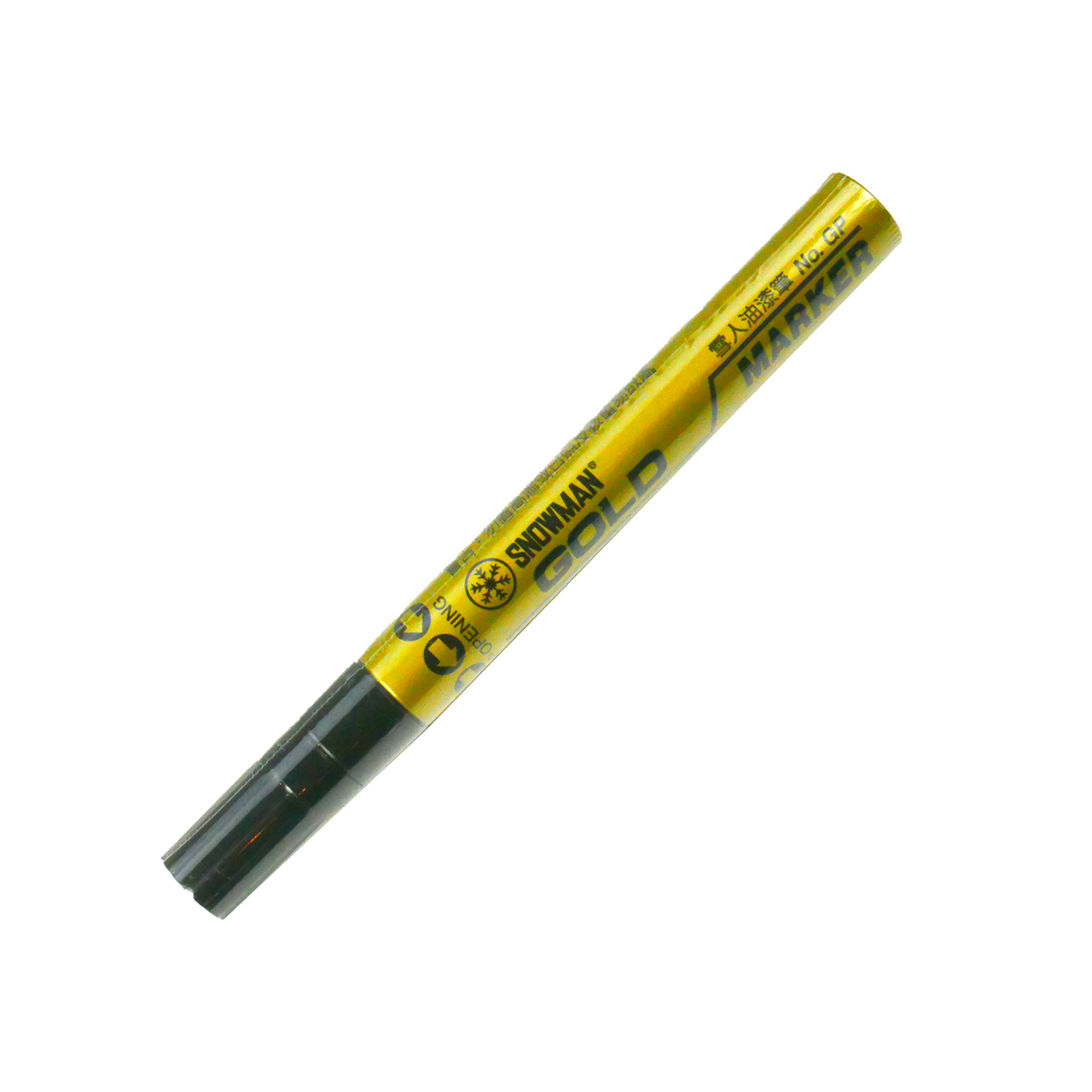 Gold marker pen for brass profiles