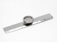 Ruler 15,5cm silver color